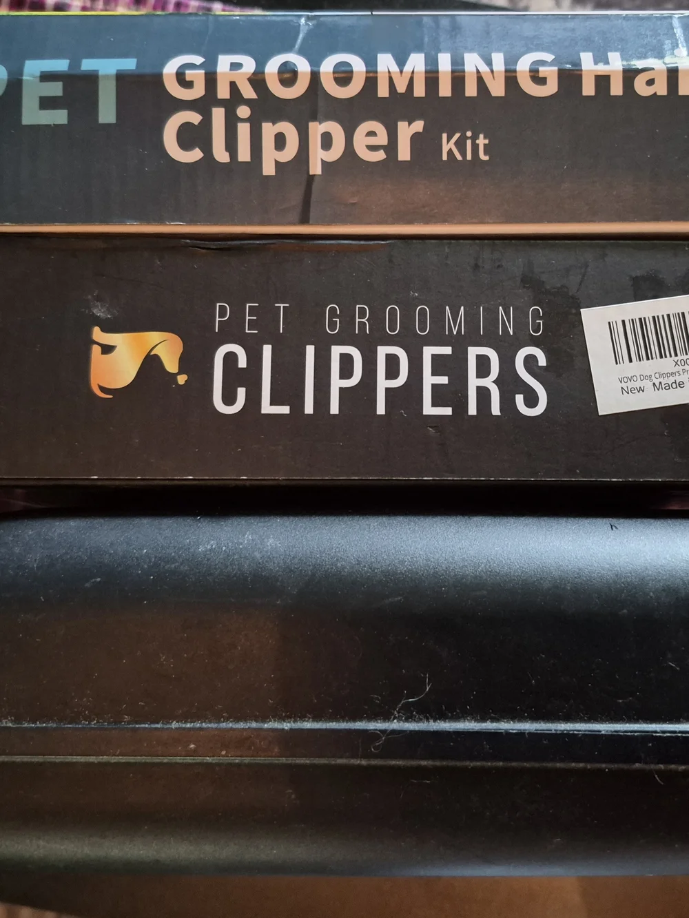 THREE SETS OF Pet Grooming Clipper Kit - Professional Trimmers